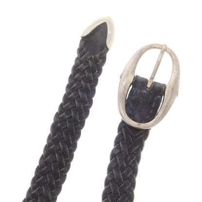 【中古】ダニエルアンドボブ Daniel &amp; Bob スエード レザー メッシュベルト ネイビー【 状態ランクC 】【 メンズ 】