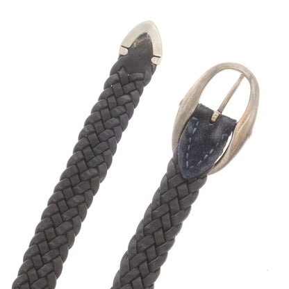 【中古】ダニエルアンドボブ Daniel &amp; Bob スエード レザー メッシュベルト ネイビー【 状態ランクC 】【 メンズ 】