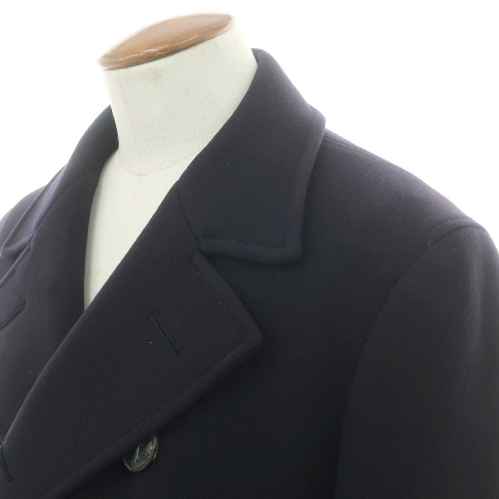 【中古】ボリオリ BOGLIOLI DOVER ウールナイロン ジャージー ピーコート ネイビー【 48 】【 状態ランクB 】【 メンズ 】
