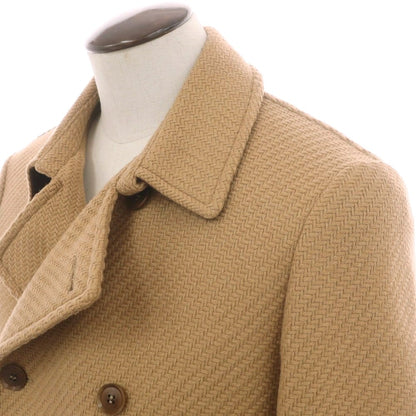 【中古】タリアトーレ TAGLIATORE CHARLIE ウールナイロン ピーコート ベージュ【 50 】【 状態ランクB 】【 メンズ 】