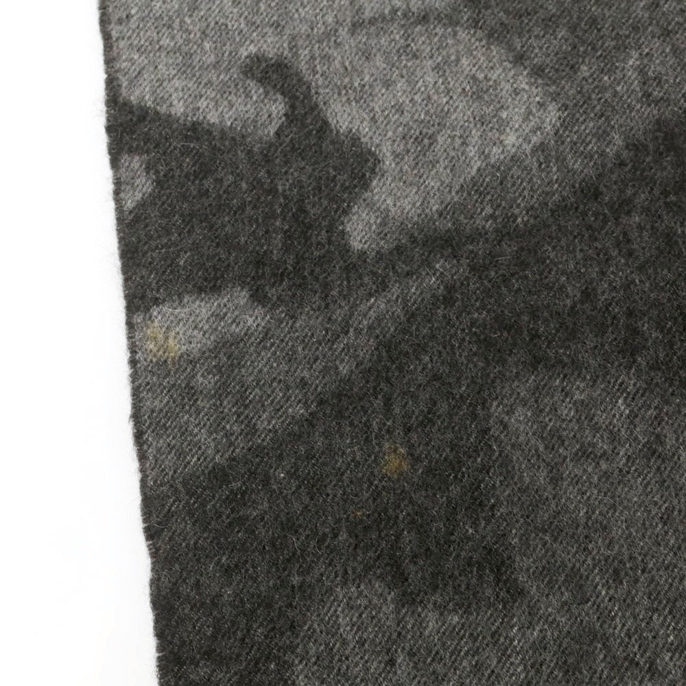 【中古】ベグアンドコー BEGG&amp;CO BARNEYS NEWYORK別注 リバーシブル ウールアンゴラ カモフラ マフラー ネイビーxグレー【 状態ランクB 】【 メンズ 】