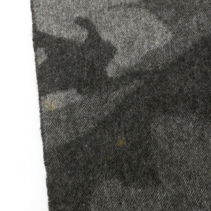 【中古】ベグアンドコー BEGG&amp;CO BARNEYS NEWYORK別注 リバーシブル ウールアンゴラ カモフラ マフラー ネイビーxグレー【 状態ランクB 】【 メンズ 】