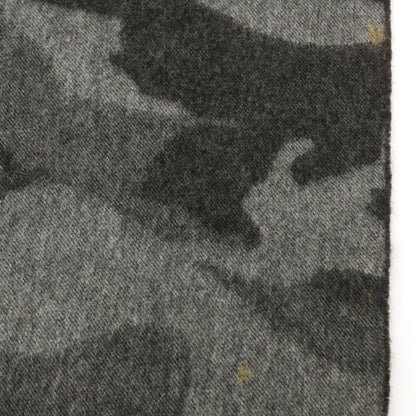 【中古】ベグアンドコー BEGG&amp;CO BARNEYS NEWYORK別注 リバーシブル ウールアンゴラ カモフラ マフラー ネイビーxグレー【 状態ランクB 】【 メンズ 】