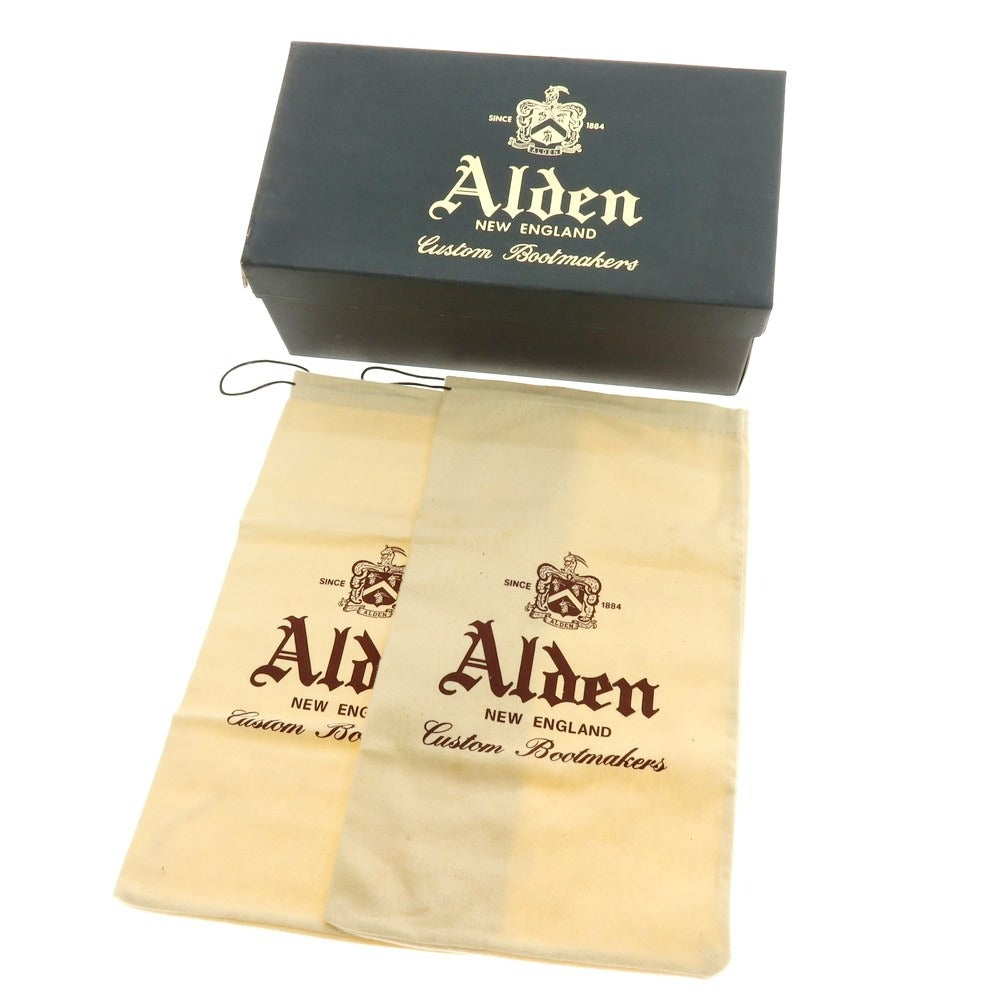 【中古】オールデン ALDEN 54351 UNITED ARROWS別注 スエード Vチップ ドレスシューズ ダークブラウン【 9 D 】【 状態ランクC 】【 メンズ 】