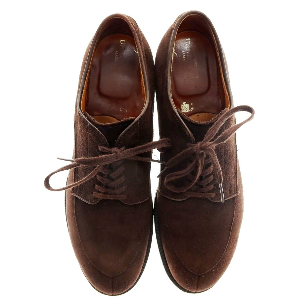 【中古】オールデン ALDEN 54351 UNITED ARROWS別注 スエード Vチップ ドレスシューズ ダークブラウン【 9 D 】【 状態ランクC 】【 メンズ 】