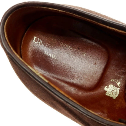 【中古】オールデン ALDEN 54351 UNITED ARROWS別注 スエード Vチップ ドレスシューズ ダークブラウン【 9 D 】【 状態ランクC 】【 メンズ 】