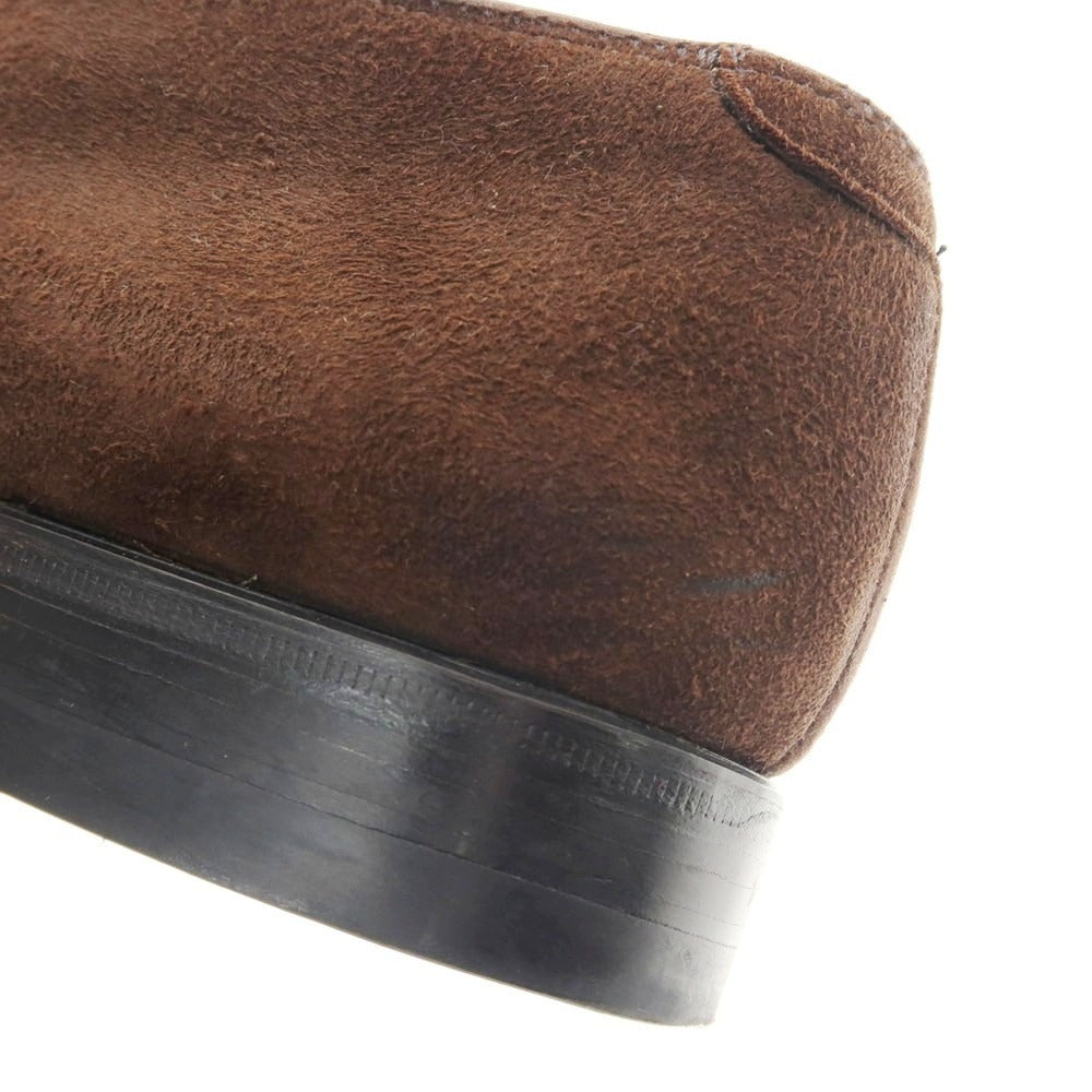 【中古】オールデン ALDEN 54351 UNITED ARROWS別注 スエード Vチップ ドレスシューズ ダークブラウン【 9 D 】【 状態ランクC 】【 メンズ 】