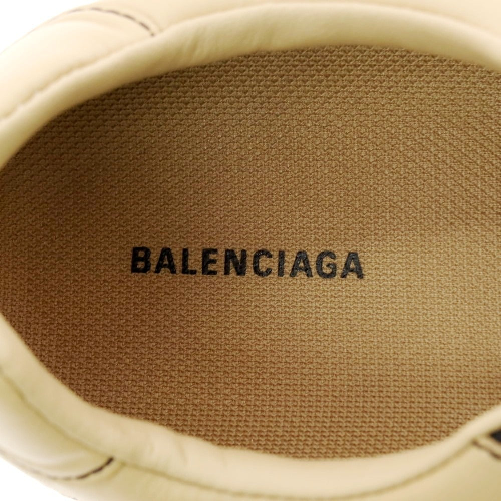 【中古】【未使用】バレンシアガ BALENCIAGA ZEN SNEAKER スニーカー ベージュxブラック【サイズ27】【 状態ランクS 】【 メンズ 】[BPD]
