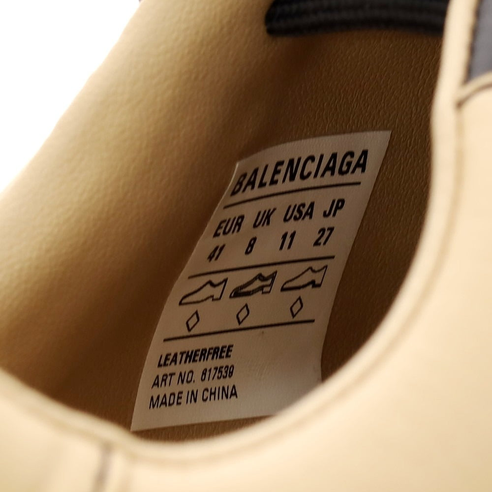 【中古】【未使用】バレンシアガ BALENCIAGA ZEN SNEAKER スニーカー ベージュxブラック【 27 】【 状態ランクS 】【 メンズ 】