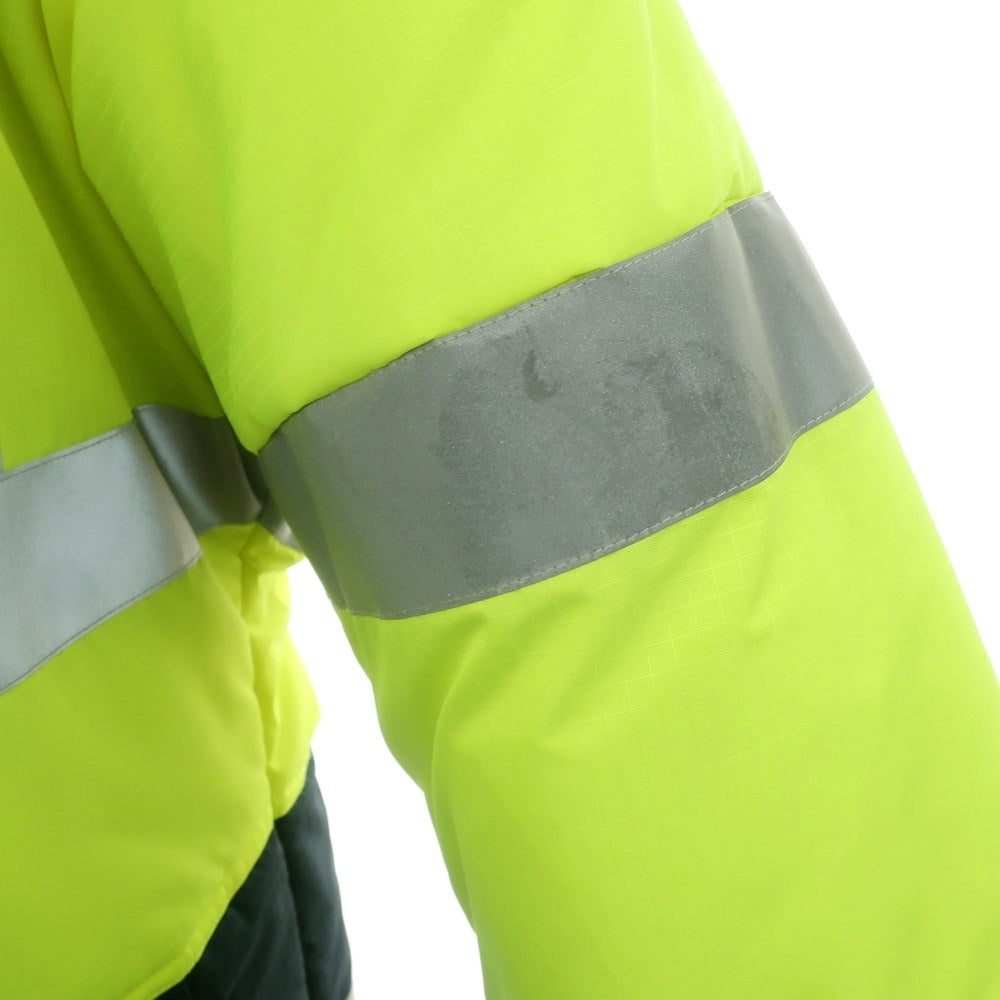 【中古】バレンシアガ BALENCIAGA リバーシブル ポリエステル 中綿コート ブラックx蛍光イエロー【 44 】【 状態ランクB 】【 メンズ 】