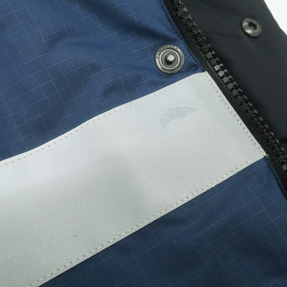 【中古】バレンシアガ BALENCIAGA リバーシブル ポリエステル 中綿コート ブラックx蛍光イエロー【 44 】【 状態ランクB 】【 メンズ 】