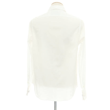 【中古】グッチ GUCCI コットン ブザム ダブルカフス レギュラーカラー ドレスシャツ ホワイト【 37 】【 状態ランクA 】【 メンズ 】