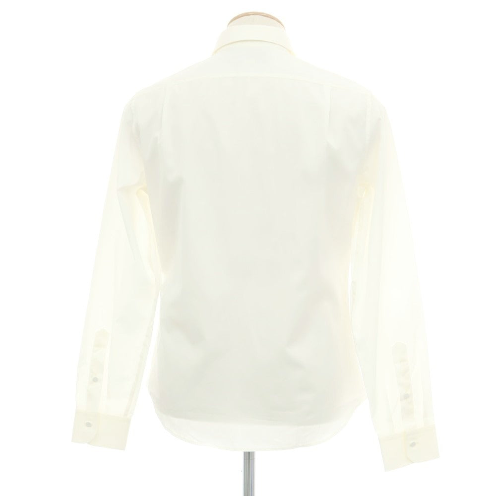 【中古】グッチ GUCCI コットン レギュラーカラー ドレスシャツ ホワイト【 サイズ37 】【 状態ランクA 】【 メンズ 】 [APD]