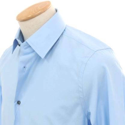 【中古】グッチ GUCCI コットン レギュラーカラー ドレスシャツ スカイブルー【 37 】【 状態ランクA 】【 メンズ 】