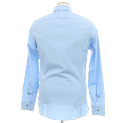 【中古】グッチ GUCCI コットン レギュラーカラー ドレスシャツ スカイブルー【 37 】【 状態ランクA 】【 メンズ 】