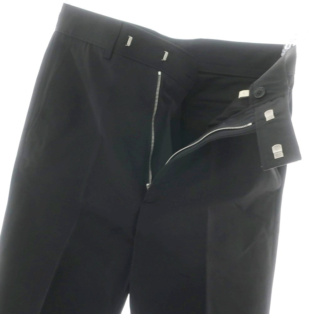 【中古】グッチ GUCCI コットンナイロン カジュアルスラックスパンツ ブラック【サイズ42】【 状態ランクA 】【 メンズ 】[CPD]