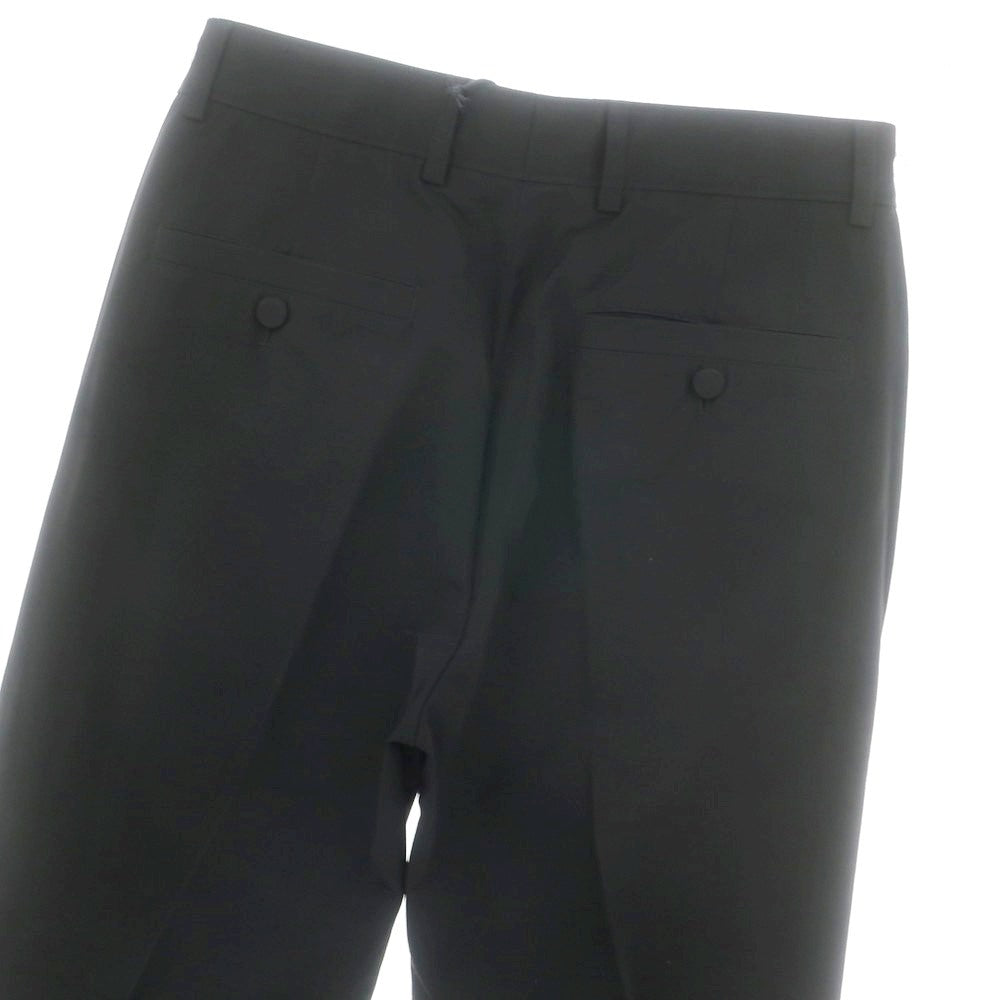 【中古】グッチ GUCCI コットンナイロン カジュアルスラックスパンツ ブラック【サイズ42】【 状態ランクA 】【 メンズ 】[CPD]