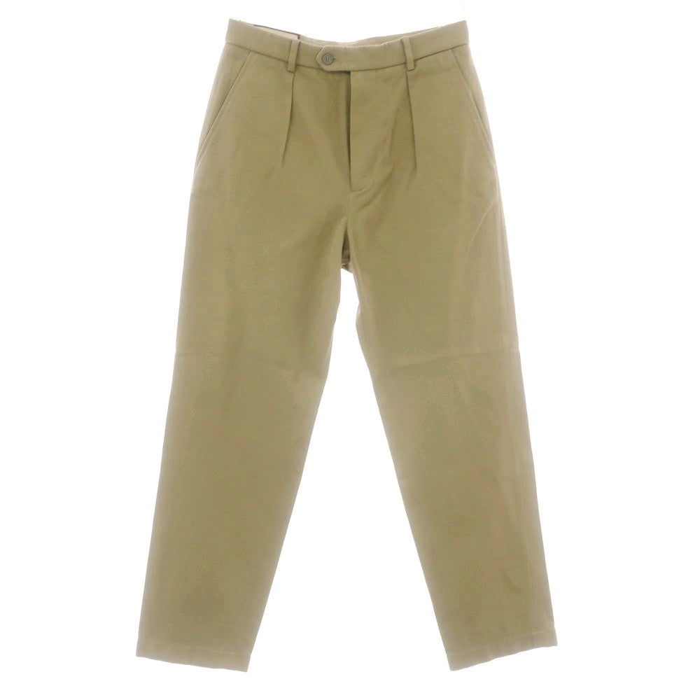 【中古】グッチ GUCCI コットン カジュアルスラックスパンツ オリーブベージュ【サイズ44】【 状態ランクA 】【 メンズ 】[CPD]