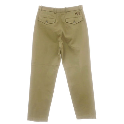 【中古】グッチ GUCCI コットン カジュアルスラックスパンツ オリーブベージュ【 44 】【 状態ランクA 】【 メンズ 】