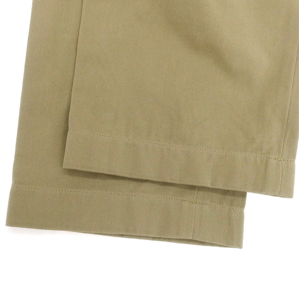 【中古】グッチ GUCCI コットン カジュアルスラックスパンツ オリーブベージュ【サイズ44】【 状態ランクA 】【 メンズ 】[CPD]
