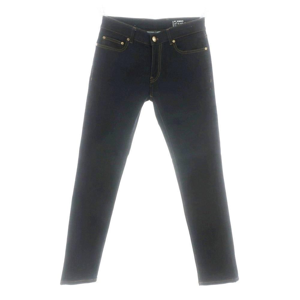【中古】ピーティートリノ デニム PT TORINO DENIM ROCK ストレッチ コットンポリエステル デニムパンツ ジーンズ ネイビー【サイズ29】【 状態ランクA 】【 メンズ 】[CPD]
