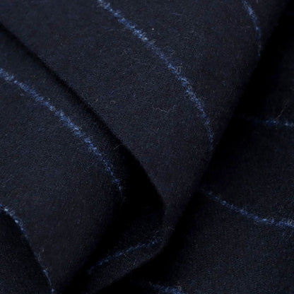 【新品】インコテックス INCOTEX 35型 ウール ストライプ ドレススラックスパンツ ネイビーxブルー【 52 】【 状態ランクN 】【 メンズ 】