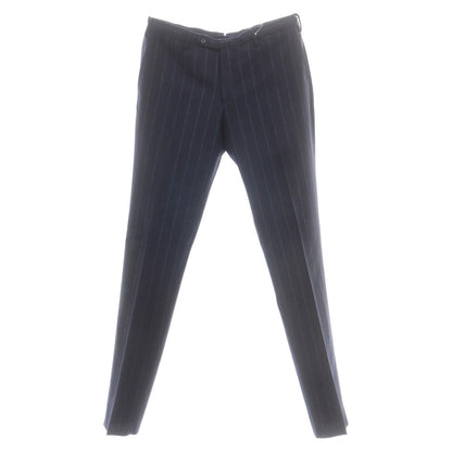 【新品】インコテックス INCOTEX 35型 ウール ストライプ ドレススラックスパンツ ネイビーxブルー【 52 】【 状態ランクN 】【 メンズ 】