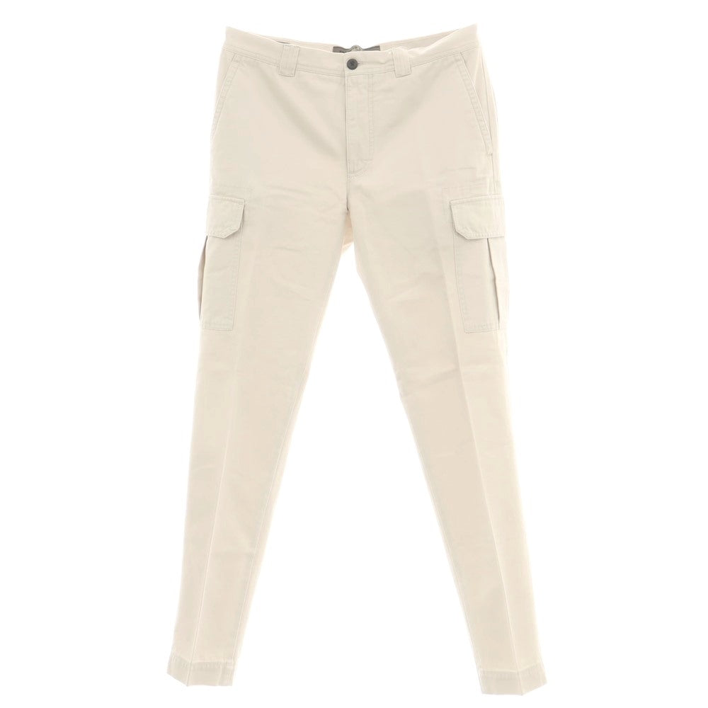 【新品】インコテックス スラックス INCOTEX SLACKS コットン テーパード カーゴパンツ ライトベージュ【 34 】【 状態ランクN 】【 メンズ 】