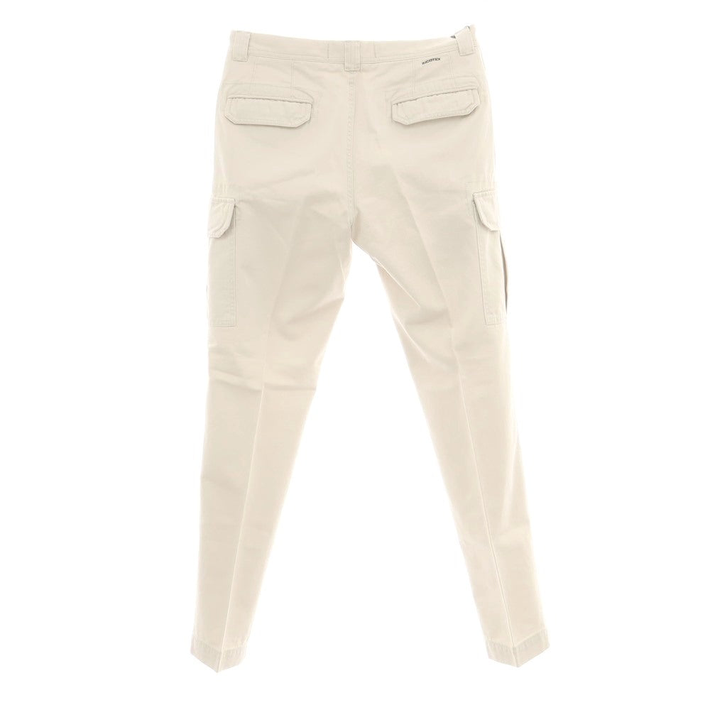 【新品】インコテックス スラックス INCOTEX SLACKS コットン テーパード カーゴパンツ ライトベージュ【 34 】【 状態ランクN 】【 メンズ 】