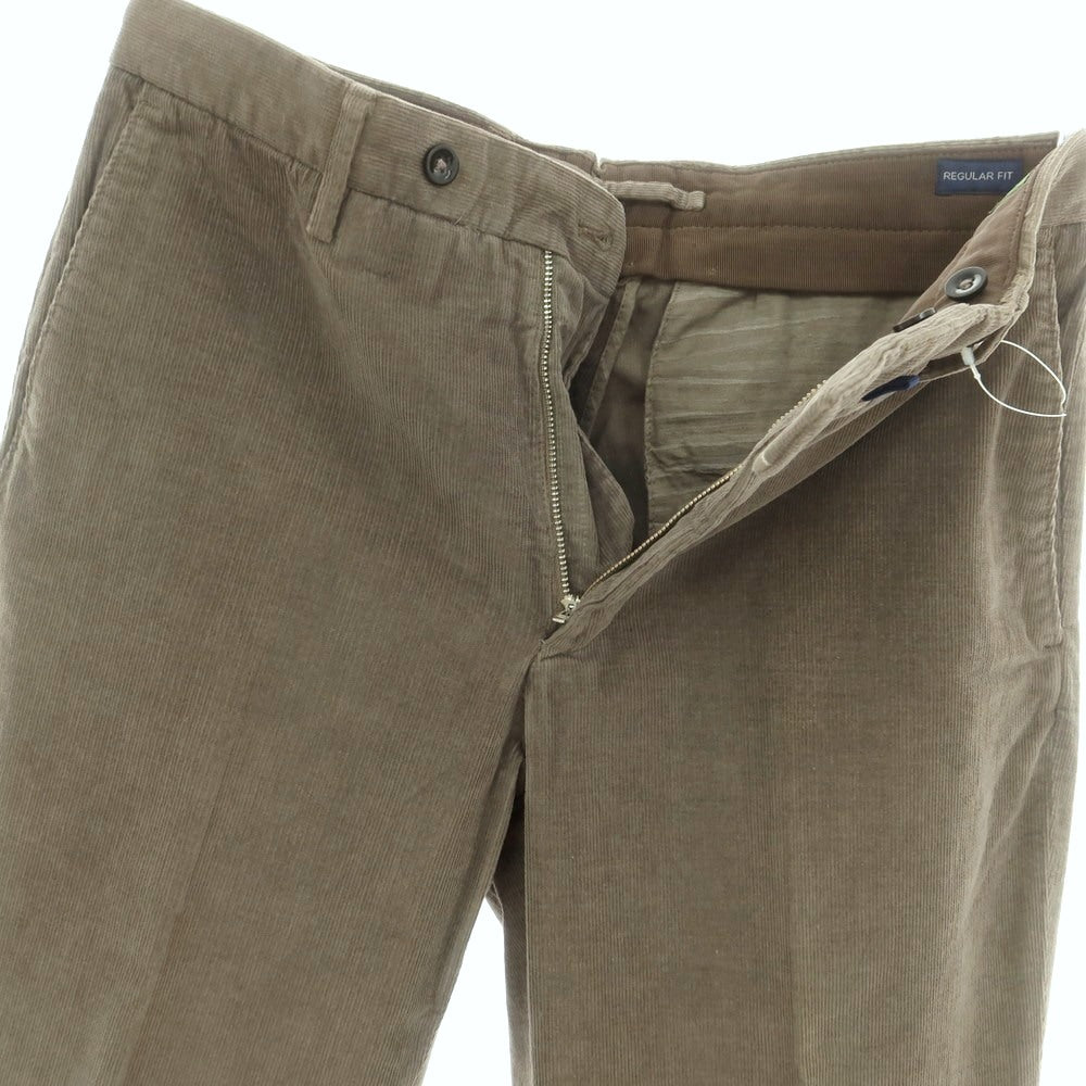 【新品アウトレット】インコテックス INCOTEX 39型 ストレッチコットン 細畝 コーデュロイパンツ グレイッシュオリーブ【 46 】【 状態ランクN- 】【 メンズ 】