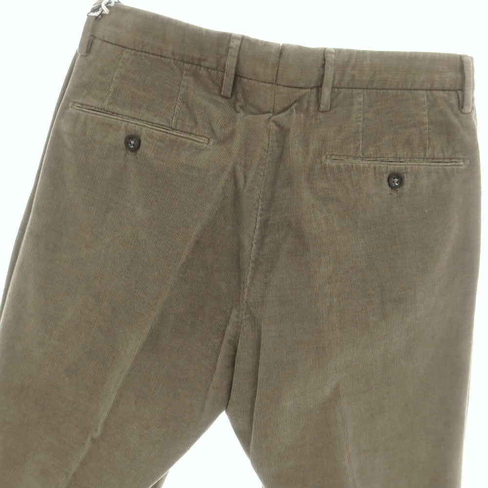 【新品アウトレット】インコテックス INCOTEX 39型 ストレッチコットン 細畝 コーデュロイパンツ グレイッシュオリーブ【 46 】【 状態ランクN- 】【 メンズ 】