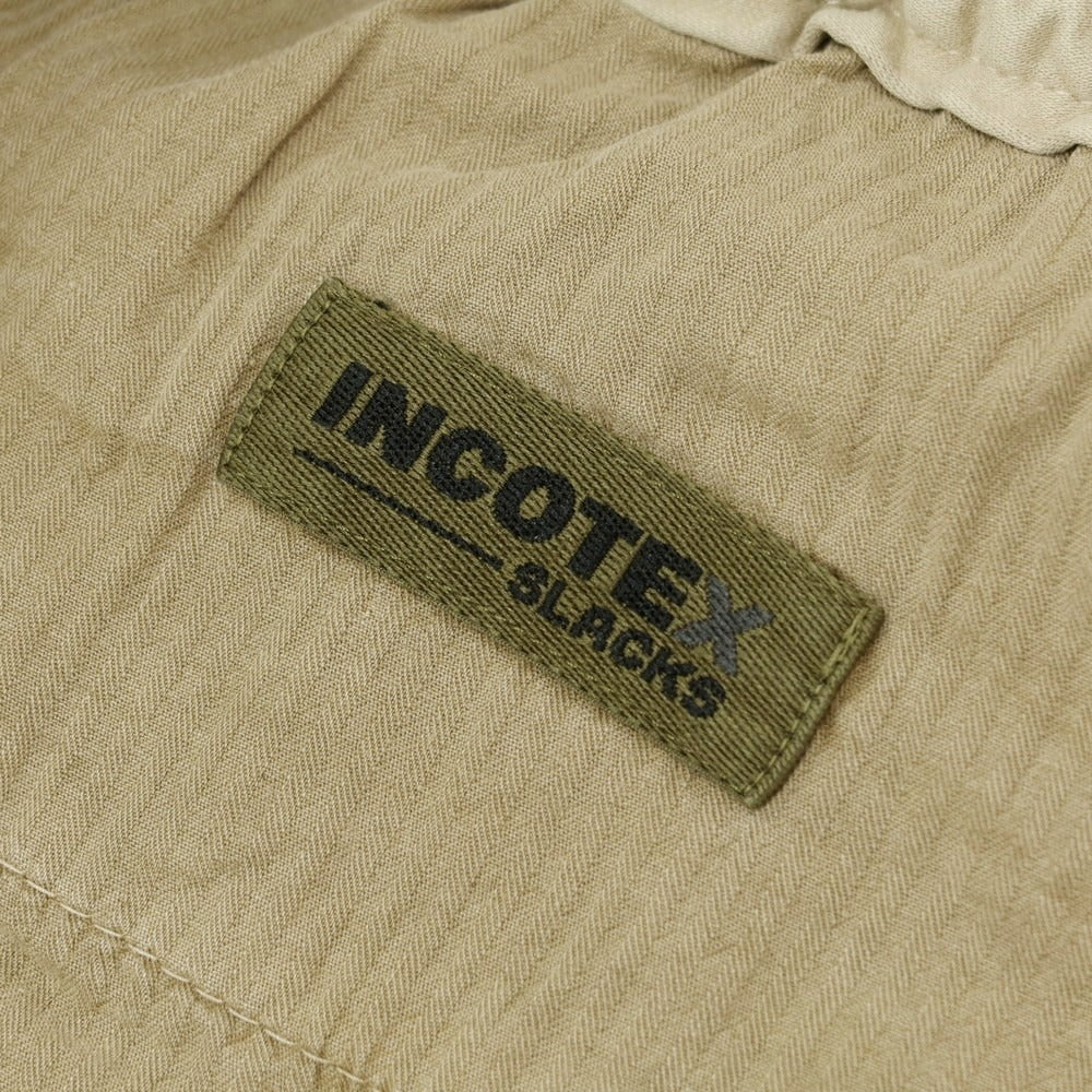 【新品】インコテックス スラックス INCOTEX SLACKS ストレッチコットン イージースラックスパンツ ベージュ【 30 】【 状態ランクN 】【 メンズ 】