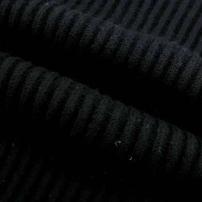 【新品】ザノーネ ZANONE ウール タートルネック リブ プルオーバーニット ブラック【 44 】【 状態ランクN 】【 メンズ 】