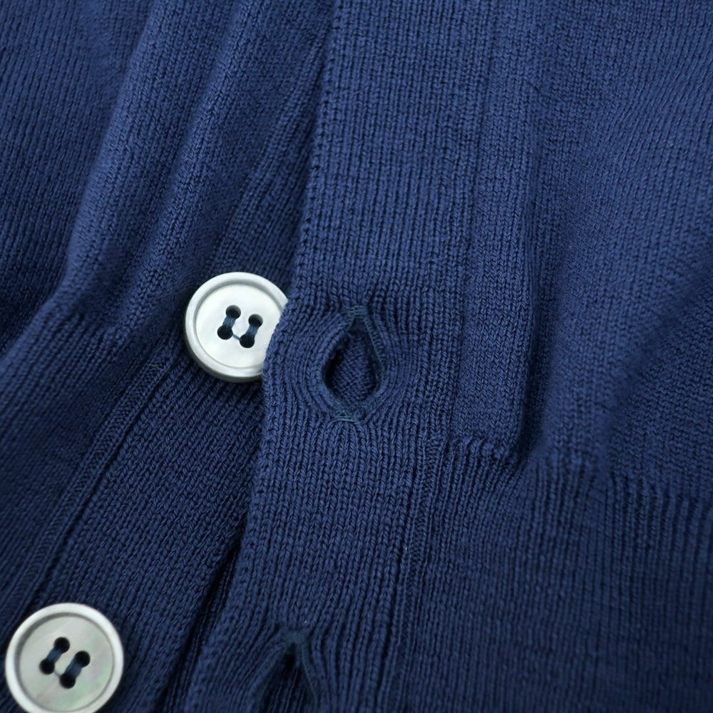 【新品】ザノーネ ZANONE ハイゲージ ウールナイロン ニットベスト ライトネイビー【 46 】【 状態ランクN 】【 メンズ 】