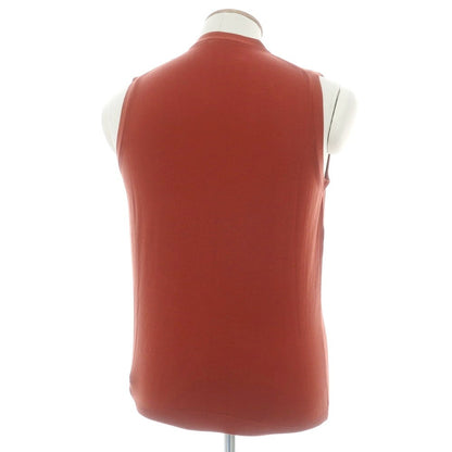 【新品】ザノーネ ZANONE ハイゲージ ウールナイロン ニットベスト テラコッタ【 48 】【 状態ランクN 】【 メンズ 】