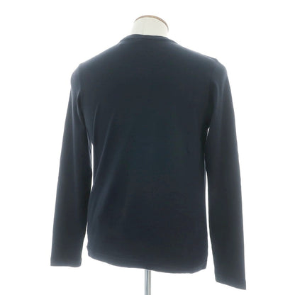 【新品】ザノーネ ZANONE コットン クルーネック 長袖Ｔシャツ ネイビー【 46 】【 状態ランクN 】【 メンズ 】