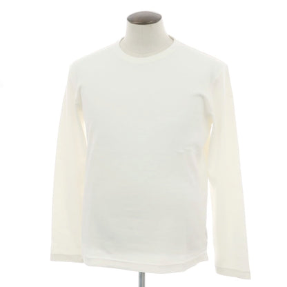 【新品アウトレット】ザノーネ ZANONE コットン クルーネック 長袖Ｔシャツ ホワイト【 52 】【 状態ランクN- 】【 メンズ 】