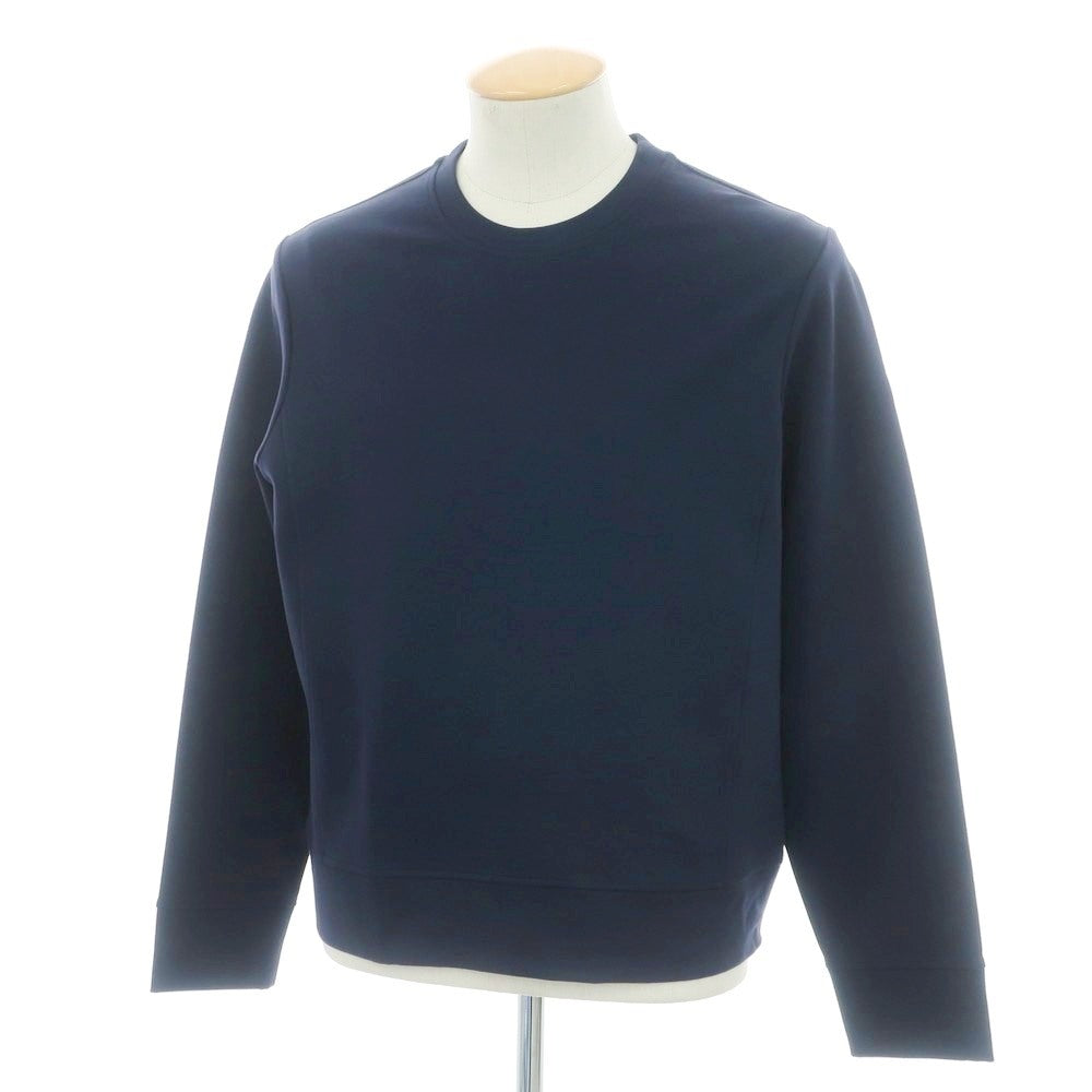 【新品】ザノーネ ZANONE レーヨンナイロン ジャージー クルーネック 長袖Ｔシャツ ネイビー【 S 】【 状態ランクN 】【 メンズ 】