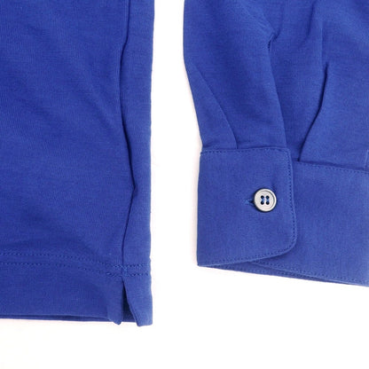 【新品】ザノーネ ZANONE アイスコットン 長袖ポロシャツ ブルー【 48 】【 状態ランクN 】【 メンズ 】