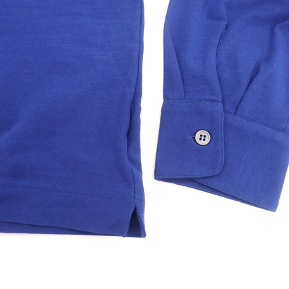 【新品アウトレット】ザノーネ ZANONE アイスコットン 長袖ポロシャツ ブルー【 50 】【 状態ランクN- 】【 メンズ 】