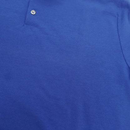 【新品アウトレット】ザノーネ ZANONE アイスコットン 長袖ポロシャツ ブルー【 50 】【 状態ランクN- 】【 メンズ 】