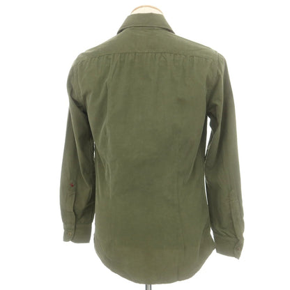【新品】グランシャツ Glanshirt コーデュロイ カジュアルシャツ オリーブ【 38 】【 状態ランクN 】【 メンズ 】