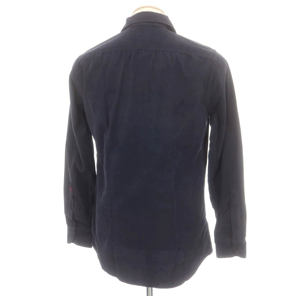 【新品】グランシャツ Glanshirt コーデュロイ カジュアルシャツ ネイビー【 38 】【 状態ランクN 】【 メンズ 】