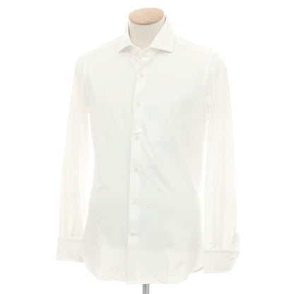 【新品】グランシャツ Glanshirt ストレッチナイロン カジュアルシャツ ホワイト【 38 】【 状態ランクN 】【 メンズ 】