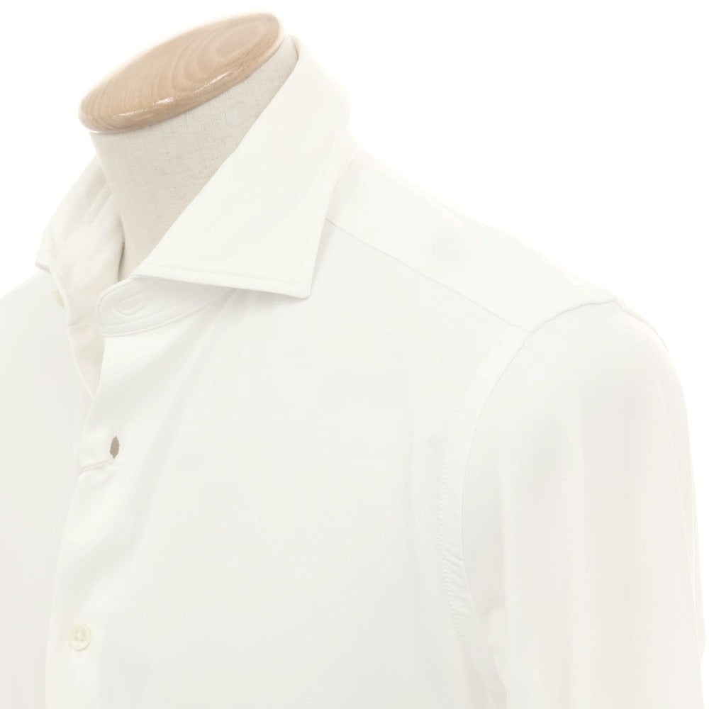 【新品】グランシャツ Glanshirt ストレッチナイロン カジュアルシャツ ホワイト【 38 】【 状態ランクN 】【 メンズ 】