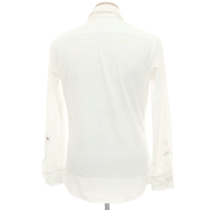 【新品】グランシャツ Glanshirt ストレッチナイロン カジュアルシャツ ホワイト【 38 】【 状態ランクN 】【 メンズ 】