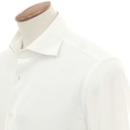 【新品アウトレット】グランシャツ Glanshirt ストレッチナイロン カジュアルシャツ ホワイト【 40 】【 状態ランクN- 】【 メンズ 】