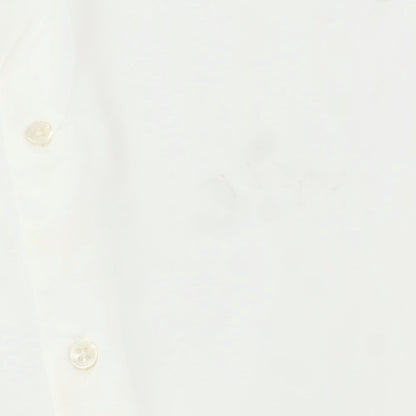 【新品アウトレット】グランシャツ Glanshirt ストレッチナイロン カジュアルシャツ ホワイト【 40 】【 状態ランクN- 】【 メンズ 】