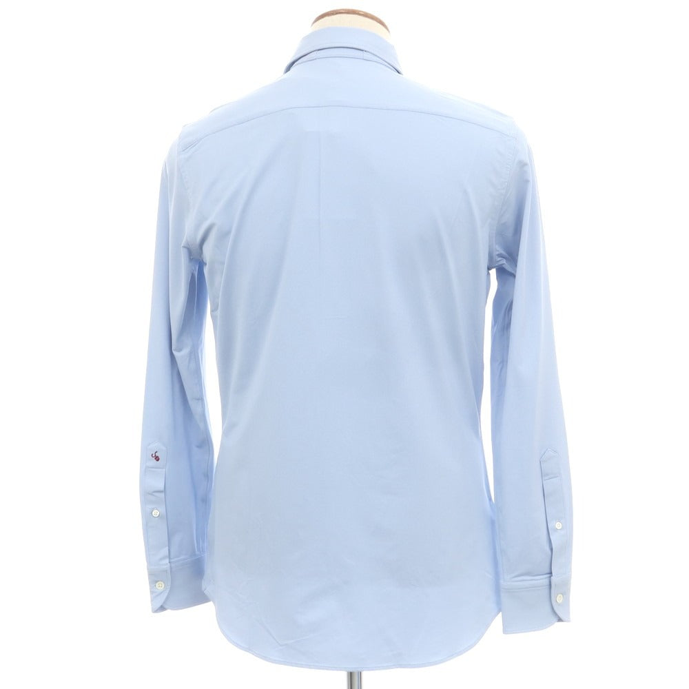 【新品アウトレット】グランシャツ Glanshirt ストレッチナイロン カジュアルシャツ ライトブルー【 39 】【 状態ランクN- 】【 メンズ 】