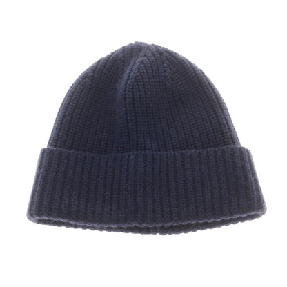 【新品】ザノーネ ZANONE ミドルゲージカシミヤ ニットキャップ 帽子 ネイビー【 UNI 】【 状態ランクN 】【 メンズ 】